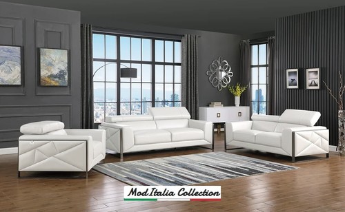 Genuine italian leather white - leather,